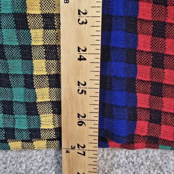 Limited Edition Units Vtg 80s Long Sleeve Polo Shirt Colorful USA Made Women's M - Picture 3 of 10